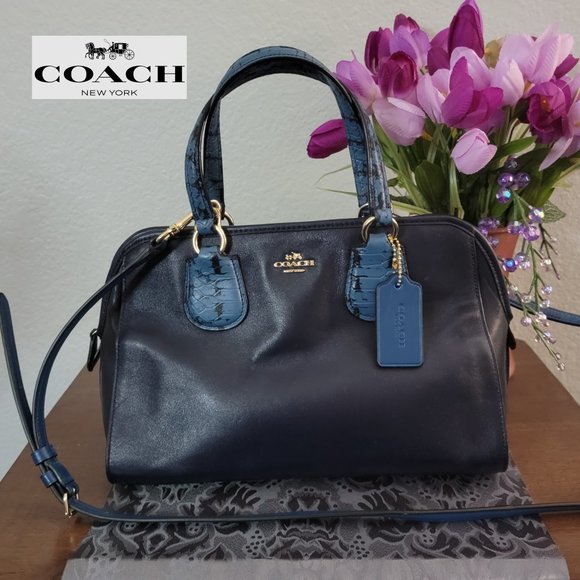Coach NOLITA SATCHEL IN EXOTIC EMBOSSED Snake Skin Handles